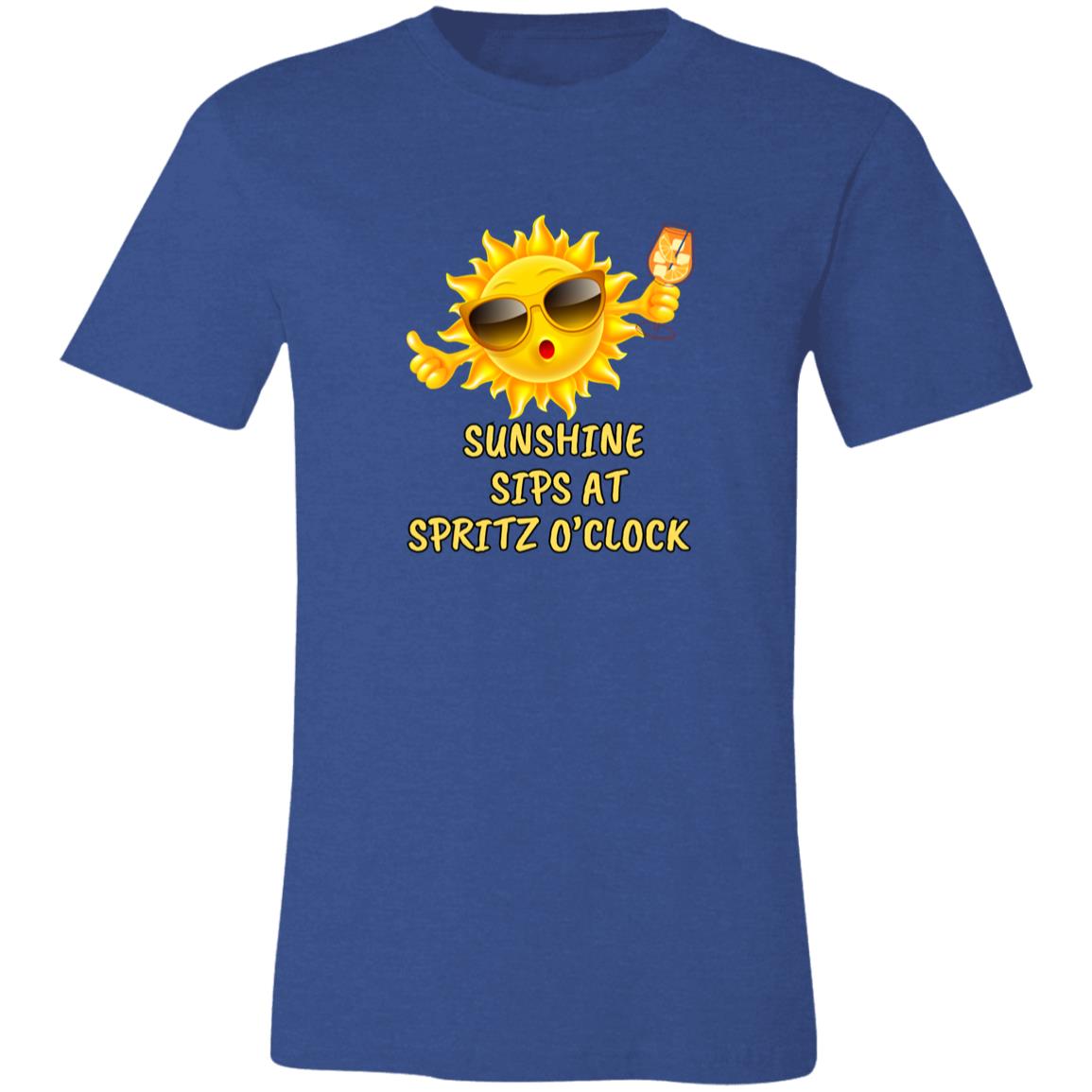 Spritz Sunshine Sips Womens Short-Sleeve T-Shirt Bella + Canvas