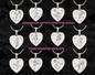 Personalize Birth Flower Star Zodiac Heart Necklace Unique Gift for Mom, Daughter, Sister, Best Friend(12 Months)
