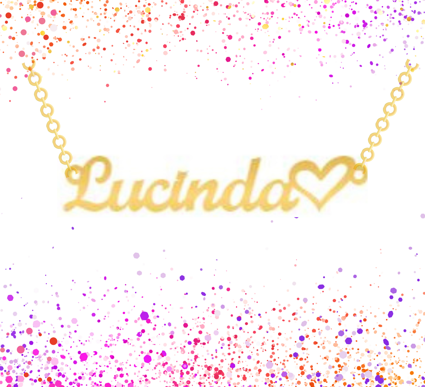 PERSONALIZED NAME NECKLACE WITH HEART