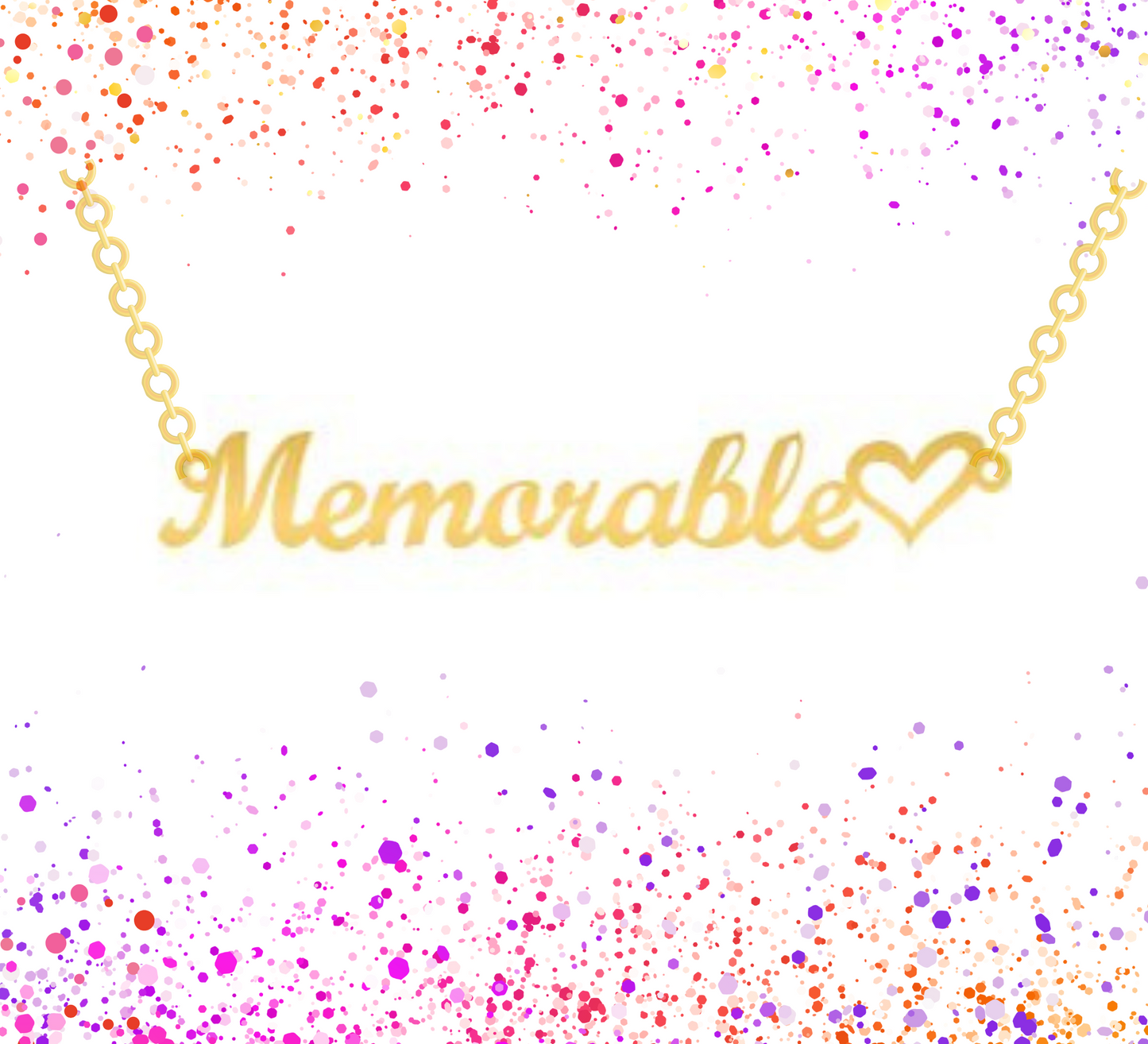 PERSONALIZED NAME NECKLACE WITH HEART