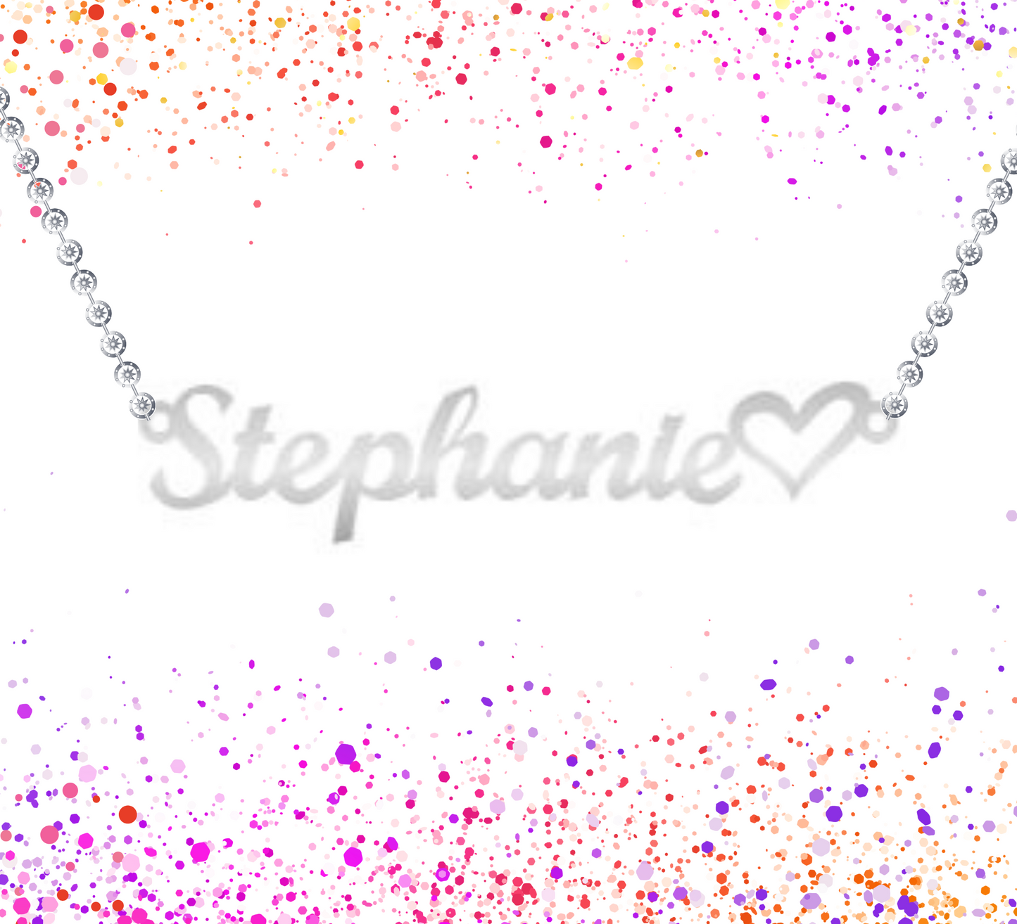PERSONALIZED NAME NECKLACE WITH HEART
