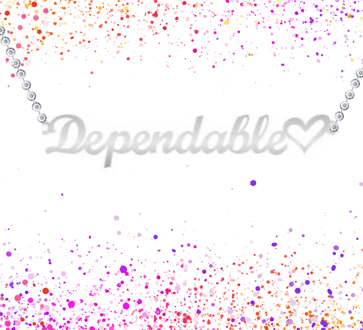 PERSONALIZED NAME NECKLACE WITH HEART