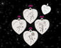 Personalized Dainty Birth Flower Moon Zodiac Constellation Heart Necklace Gift for Friend, Mom, Graduation, Special Occasions (12 Months)