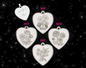 Birth Flower Heart Necklace Personalized Gift for Mother's Day, Birthday, Best Friend Gift (12 Flowers)
