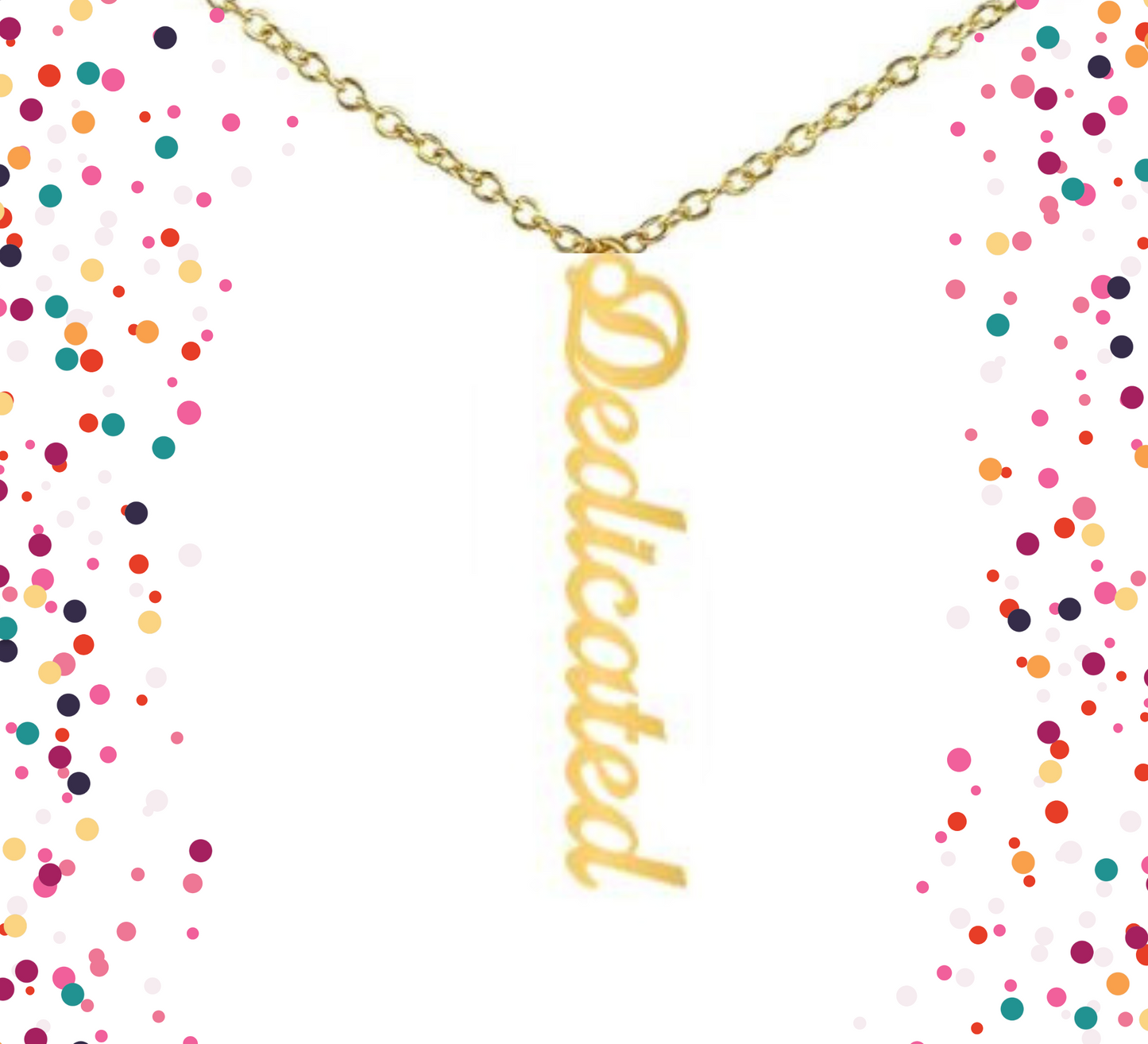 VERTICAL NAME NECKLACE - PERSONALIZED