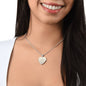 Leo Personalized Zodiac Constellation Map Heart Shaped Engravable Necklace
