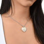 Cancer Personalized Zodiac Constellation Map Heart Shaped Engravable Necklace