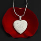 Scorpio Personalized Zodiac Constellation Map Heart Shaped Engravable Necklace