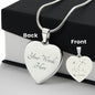 Scorpio Personalized Zodiac Constellation Map Heart Shaped Engravable Necklace