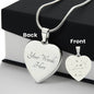 Leo Personalized Zodiac Constellation Map Heart Shaped Engravable Necklace