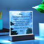 Personalized Son High School College Graduation Plaque, Square Acrylic with LED Light, Back to School Gift