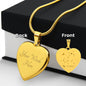 Scorpio Personalized Zodiac Constellation Map Heart Shaped Engravable Necklace