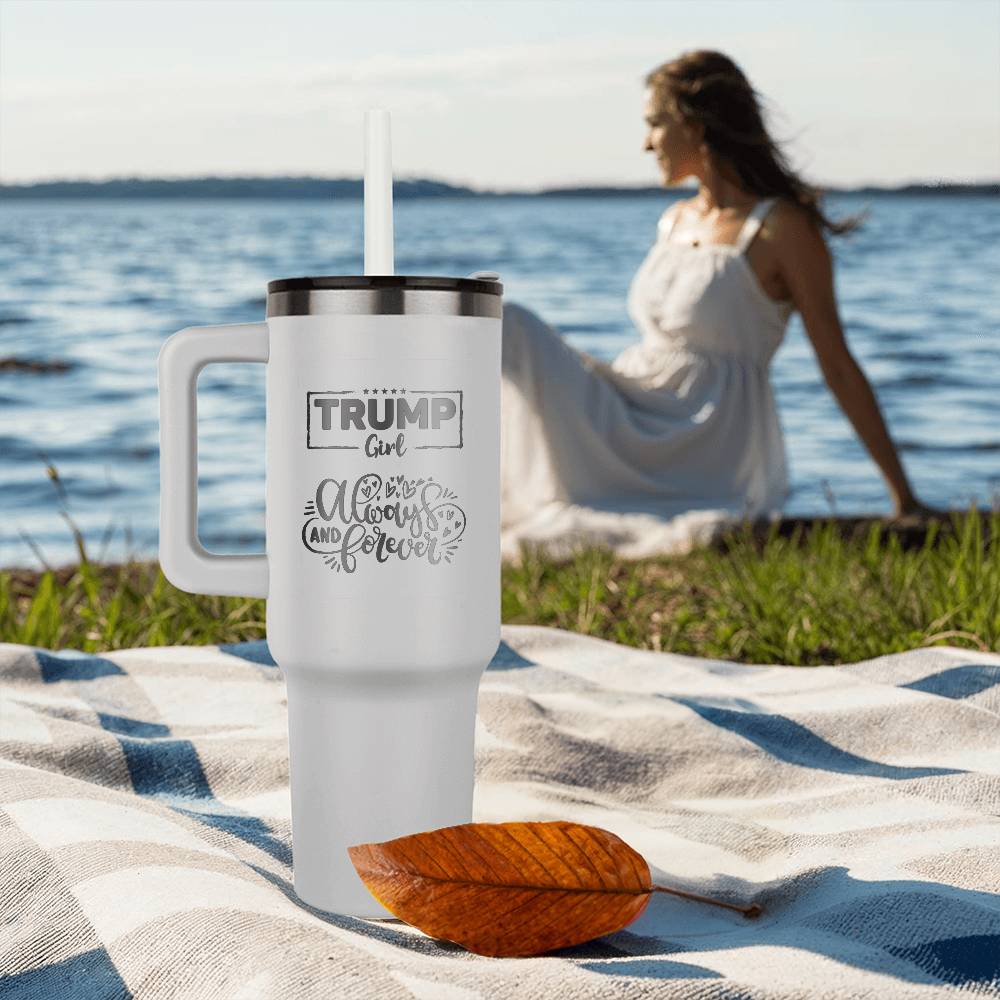 Trump Girl 40 Oz. Tumbler Stainless Steel, Laser Engraved