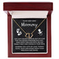 MOMMY | My Very Own, Gift to Mommy-to-be, Unborn Infant, Dad to Pregnant Wife Present, Solid Gold with Diamonds