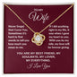 WIFE | BEST FRIEND | Love Knot Necklace