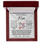 Selfless Mom | Necklace gift to Mom from Son, Supportive and Loving
