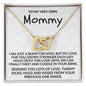 MOMMY | Bump, Gift to Mommy-to-be, From Unborn Infant, Love from Tummy, Dad to Pregnant Wife Present