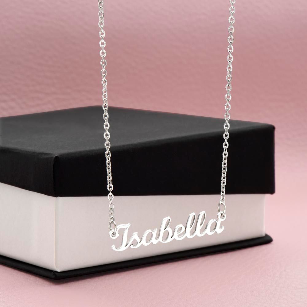 CUSTOMIZED NAME NECKLACE | Polished SS or 18K Gold Finish | 10 Characters