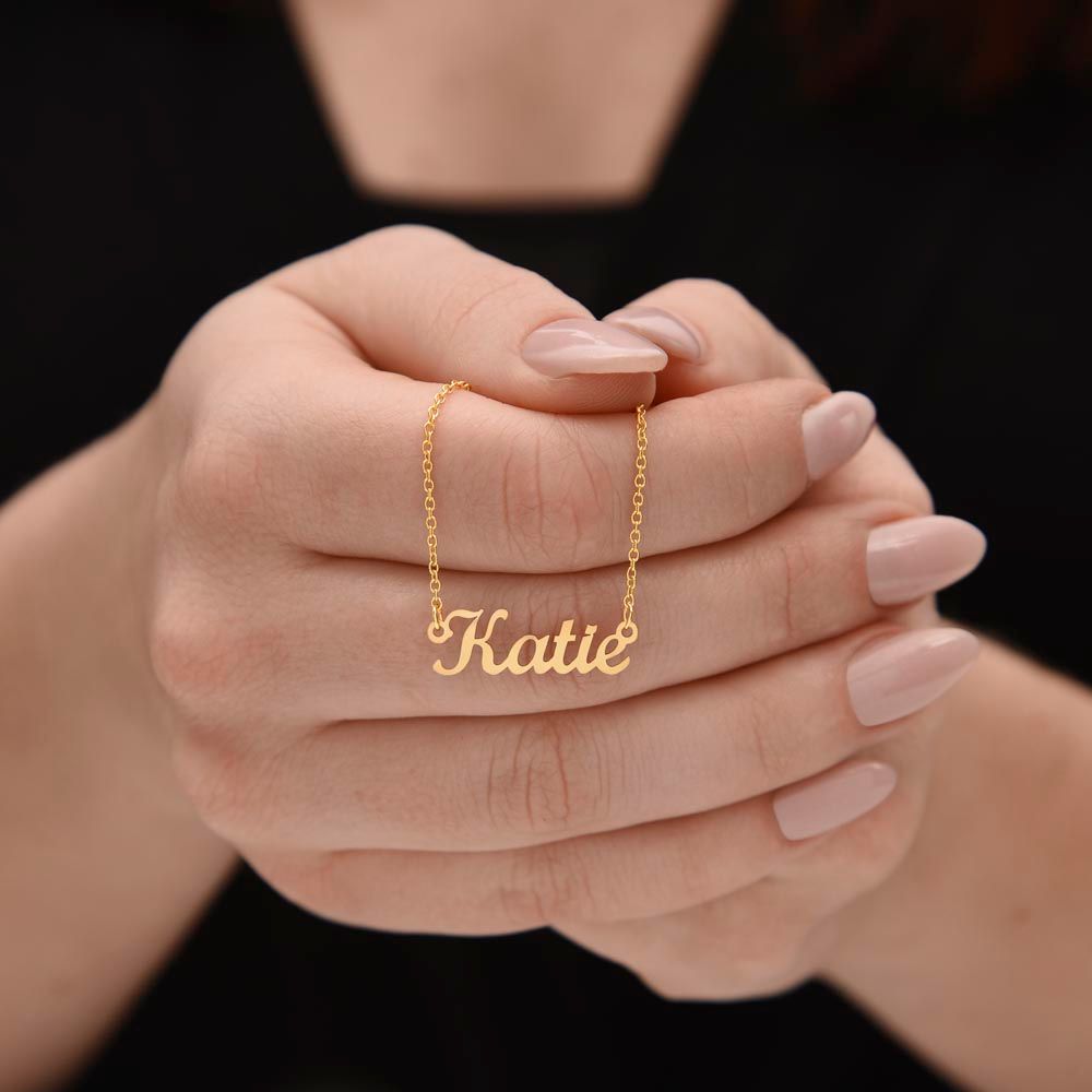 CUSTOMIZED NAME NECKLACE | Polished SS or 18K Gold Finish | 10 Characters