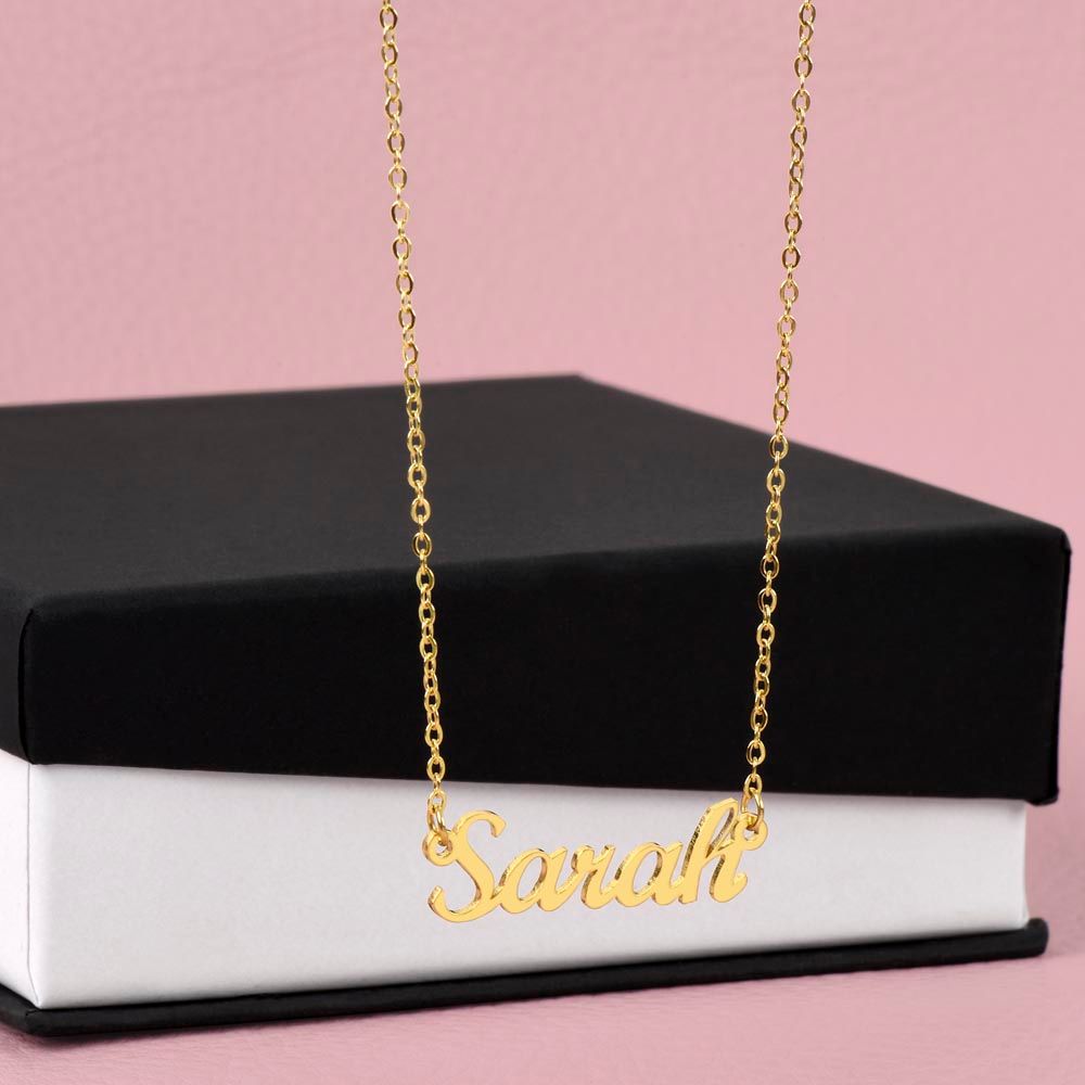 CUSTOMIZED NAME NECKLACE | Polished SS or 18K Gold Finish | 10 Characters
