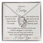So Sorry | Sorry Is A Small Word (Framed Pendant)