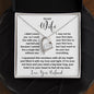 WIFE | CAN'T LIVE WITHOUT YOU | Forever Love Necklace