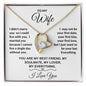 WIFE | I MARRIED YOU | Forever Love Necklace