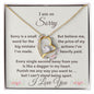 So Sorry | Sorry Is A Small Word (Framed Pendant)