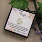 WIFE | I'M NOT PERFECT | Forever Love Necklace