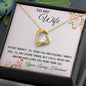 WIFE | I'M NOT PERFECT | Forever Love Necklace