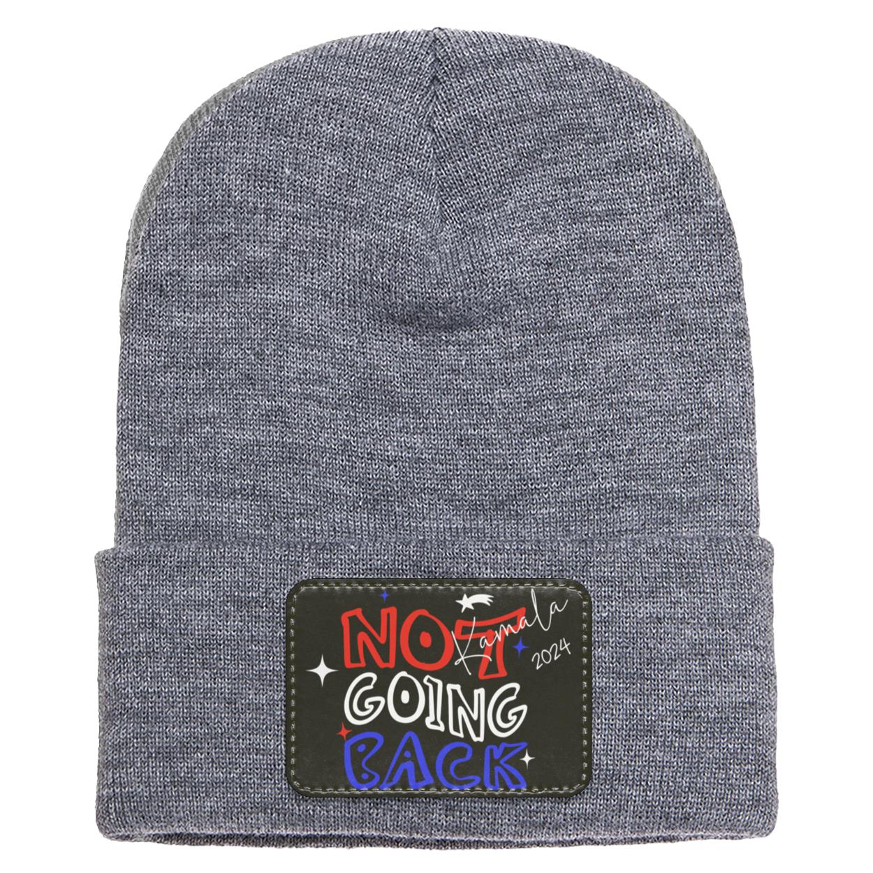 Kamala Harris "NOT GOING BACK" 2024 Adult Cuffed Knit Beanie