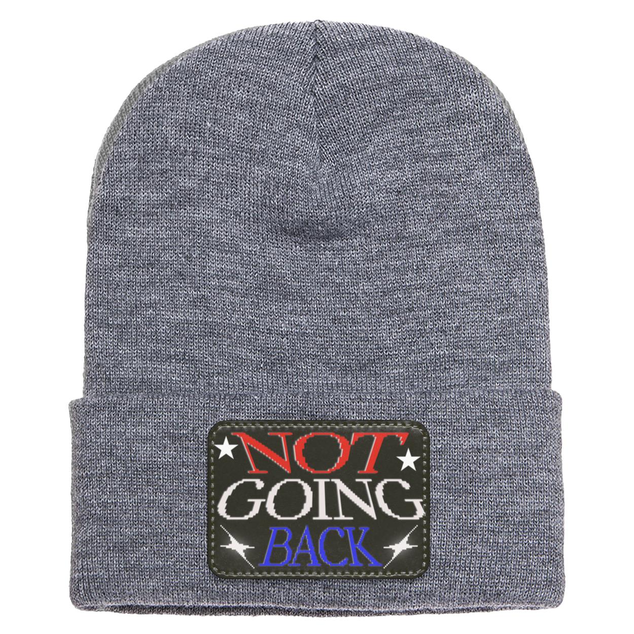 Kamala Harris Not Going Back Adult Cuffed Knit Beanie, Election 2024