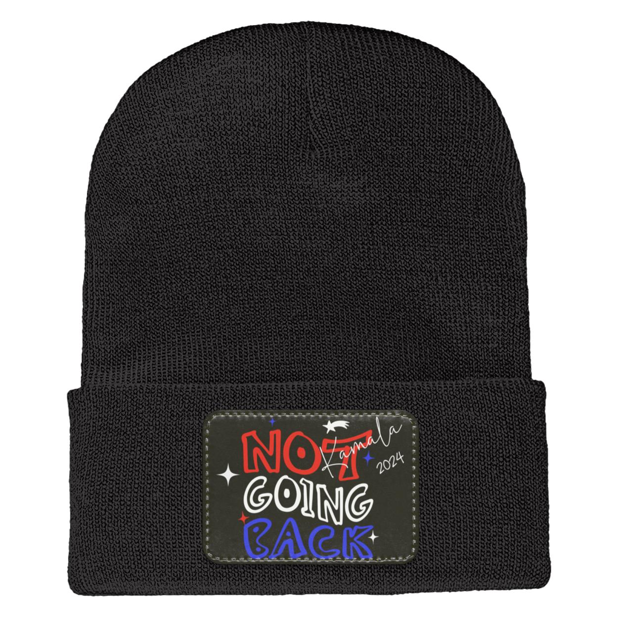 Kamala Harris "NOT GOING BACK" 2024 Adult Cuffed Knit Beanie