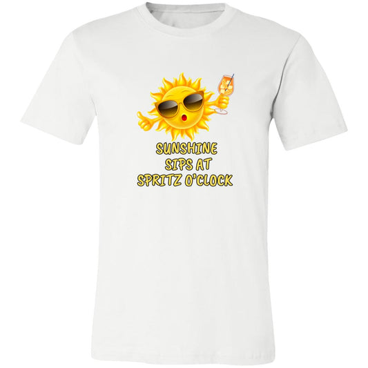 Spritz Sunshine Sips Womens Short-Sleeve T-Shirt Bella + Canvas