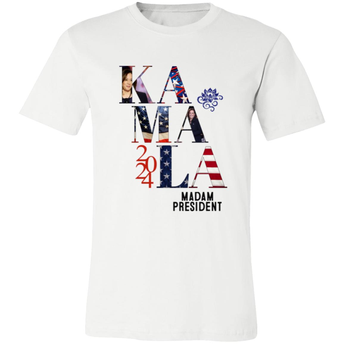 Ka Ma La Kamala 2024 Madam President Picture Tee