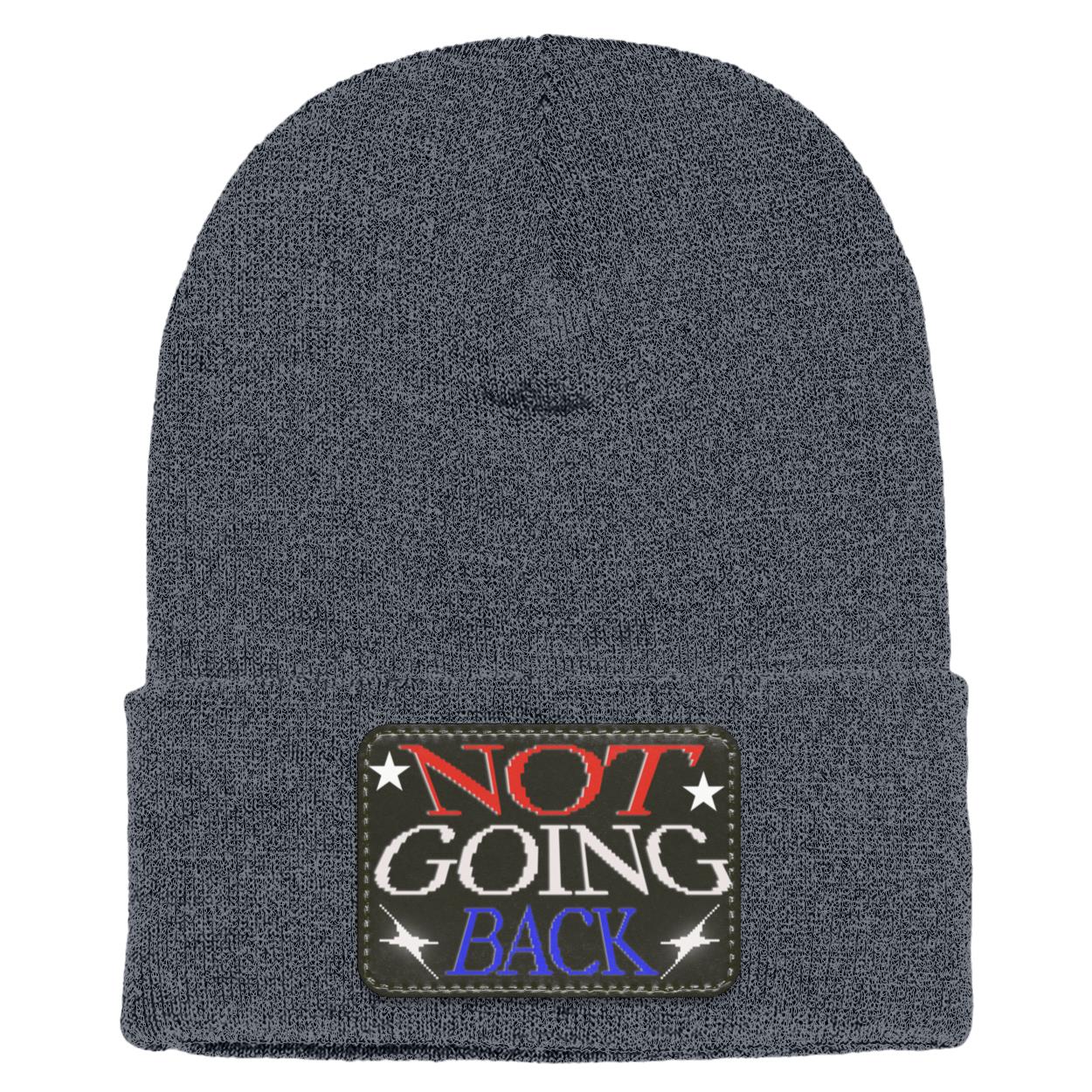 Kamala Harris Not Going Back Adult Cuffed Knit Beanie, Election 2024