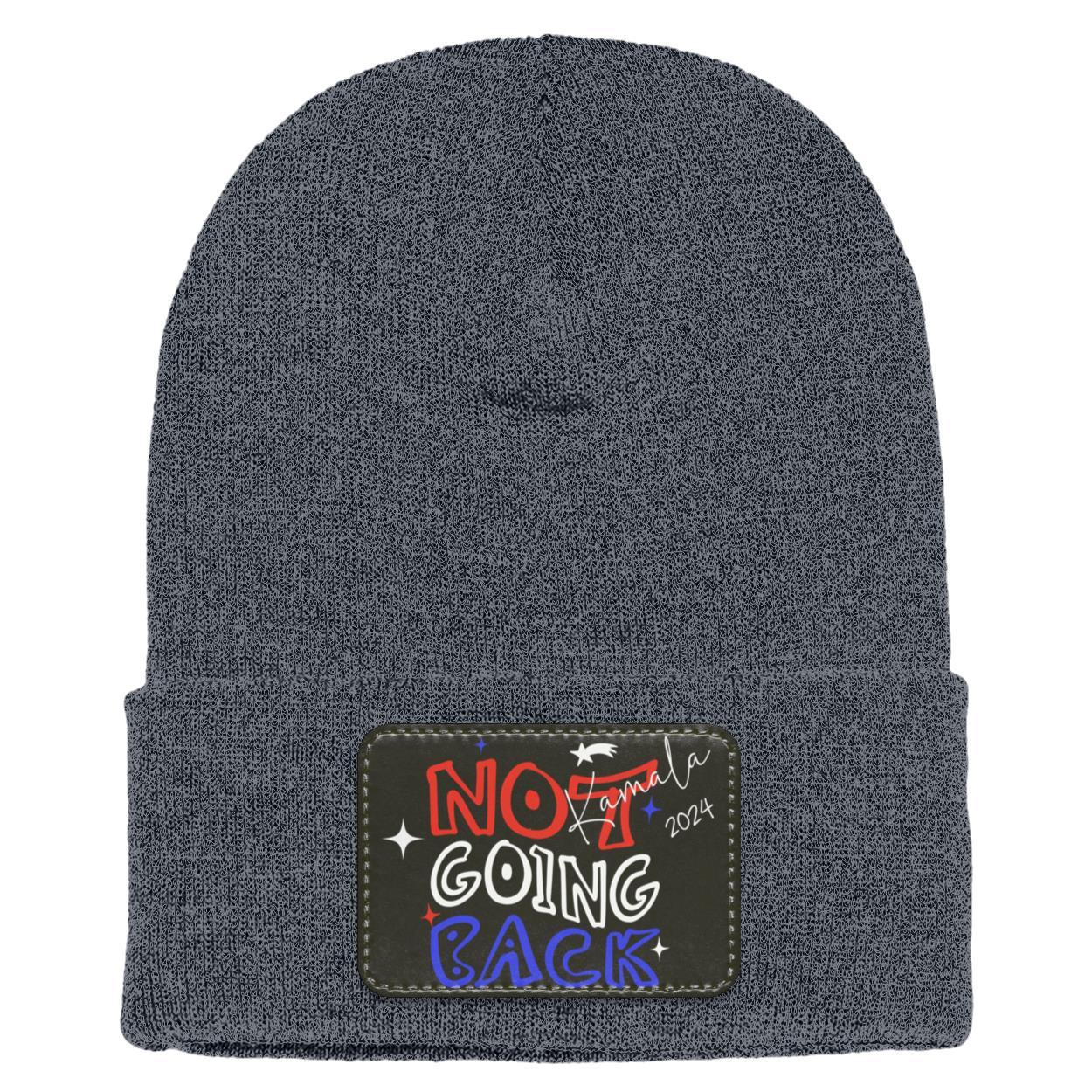 Kamala Harris "NOT GOING BACK" 2024 Adult Cuffed Knit Beanie