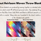 Luna Moth Woven Throw Blanket,  Celestial Mushrooms,  Spiritual Book, and Butterflies Throw, Home Decor 50x60" Dorm Room, Gift for Daughter or Best Friend