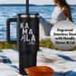 Kamala 2024 (Cat) 40 oz Tumbler, Laser Engraved with Straw, Cats for Kamala Harris