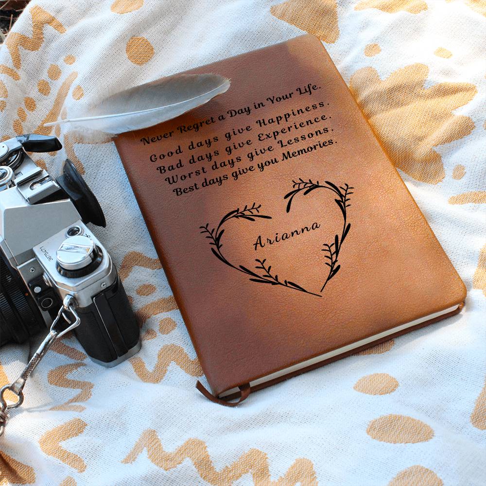 Personalize Journal with Encouragement Phrase Gift for Women, Girls, Best Friend, Christmas or Birthday Gift