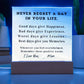 Positive Affirmation Personalized Graduation Back-to-School Desktop Plaque, High School College Gift,Customize