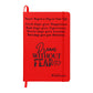 Personalize Encouragement Hardbound Journal, Words of Encouragement Never Regret a Day in Your Life