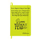 Personalize Encouragement Hardbound Journal, Words of Encouragement Never Regret a Day in Your Life