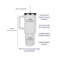 Kamala 2024 (Cat) 40 oz Tumbler, Laser Engraved with Straw, Cats for Kamala Harris