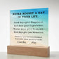 Positive Affirmation Personalized Graduation Back-to-School Desktop Plaque, High School College Gift,Customize
