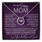 Sassy Mom | Gift to Mom from Daughter, Grandma Present, Lucky Necklace, Heartwarming Message CardV1b