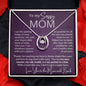 Sassy Mom | Gift to Mom from Daughter, Grandma Present, Lucky Necklace, Heartwarming Message CardV1b