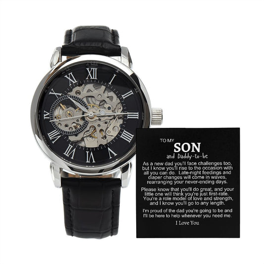 SON | Daddy-to-be Men's Openwork Watch V2