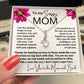 SASSY MOM|Gift from Daughter, Son, Grandma Jewelry Present, Alluring Beauty necklace, Heartwarming Message Card