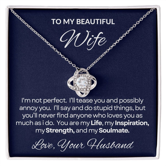 WIFE | LIFE INSPIRATION | Love Knot Necklace